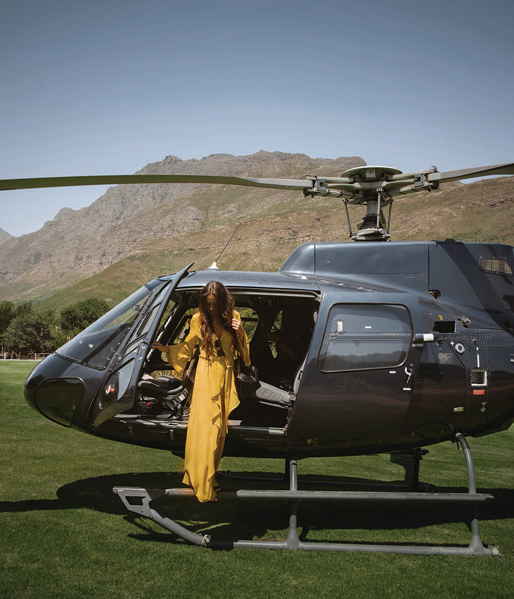 Scenic helicopter flight Cape Town