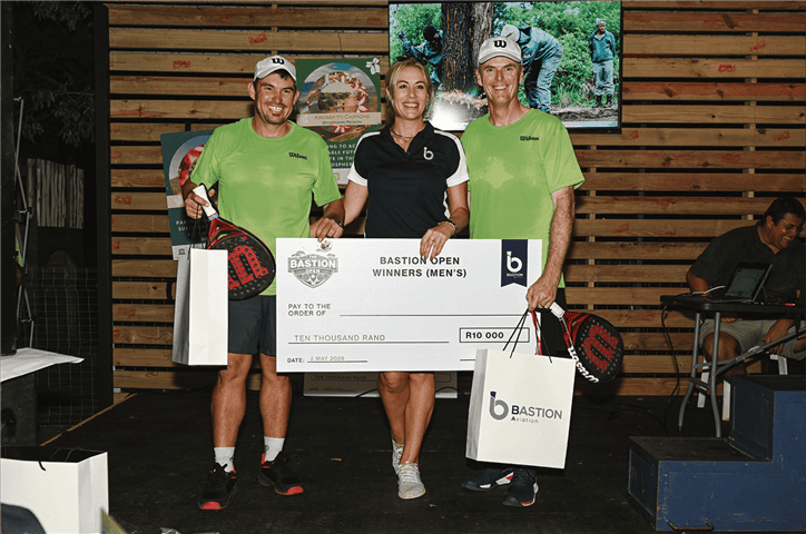 Hoedspruit Padel Open raises R45k for conservation